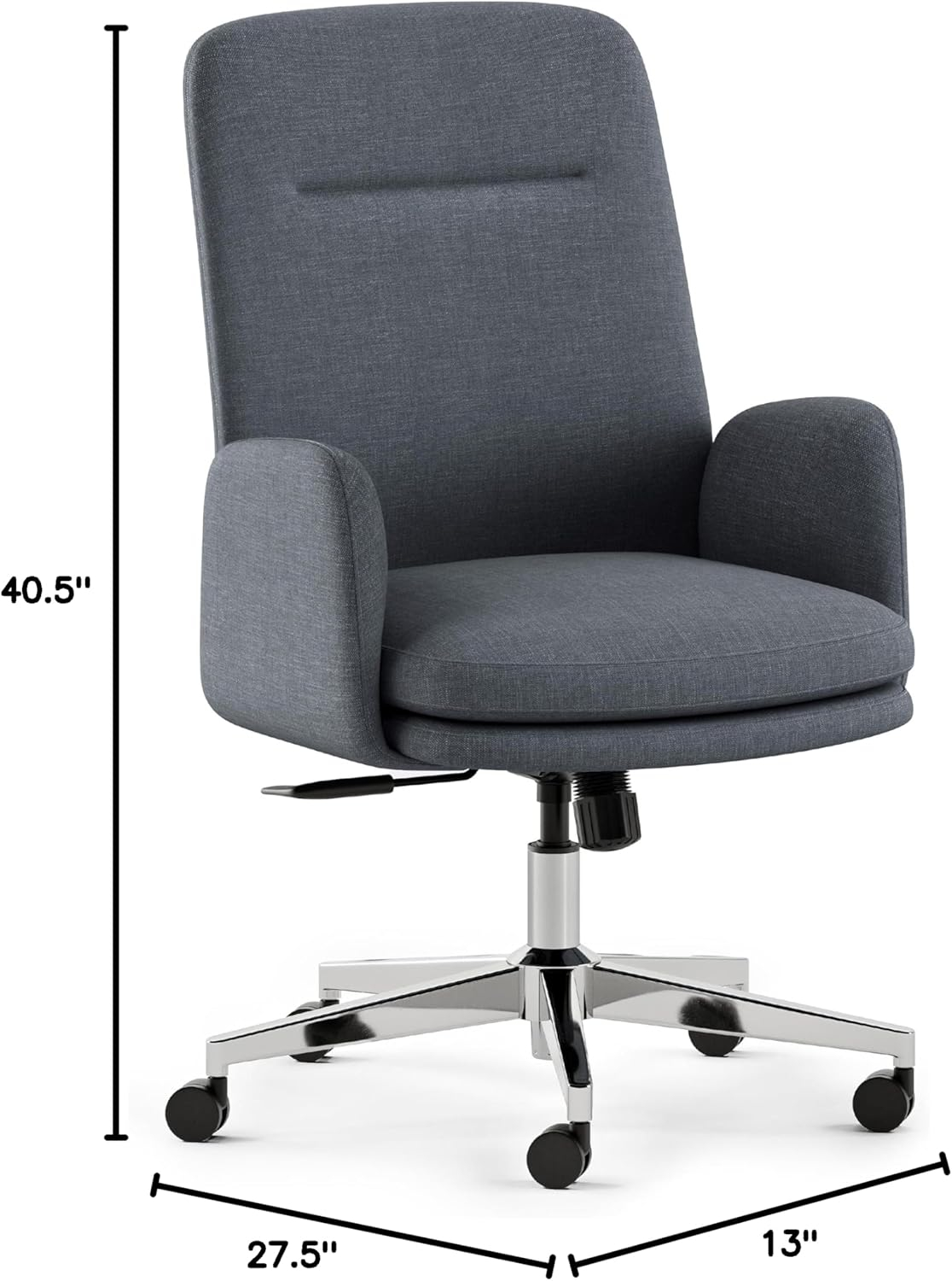 Overcast High Back Fabric Executive Swivel Office Chair