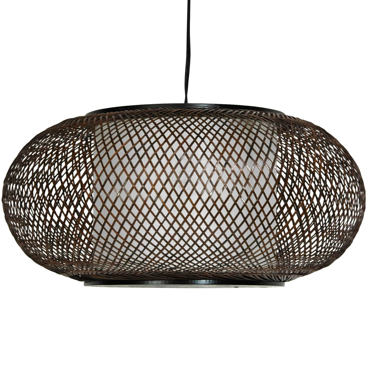 Oriental Furniture Kata Japanese Ceiling Lantern Pendant Light, Ceiling light, Japanese style, indoor