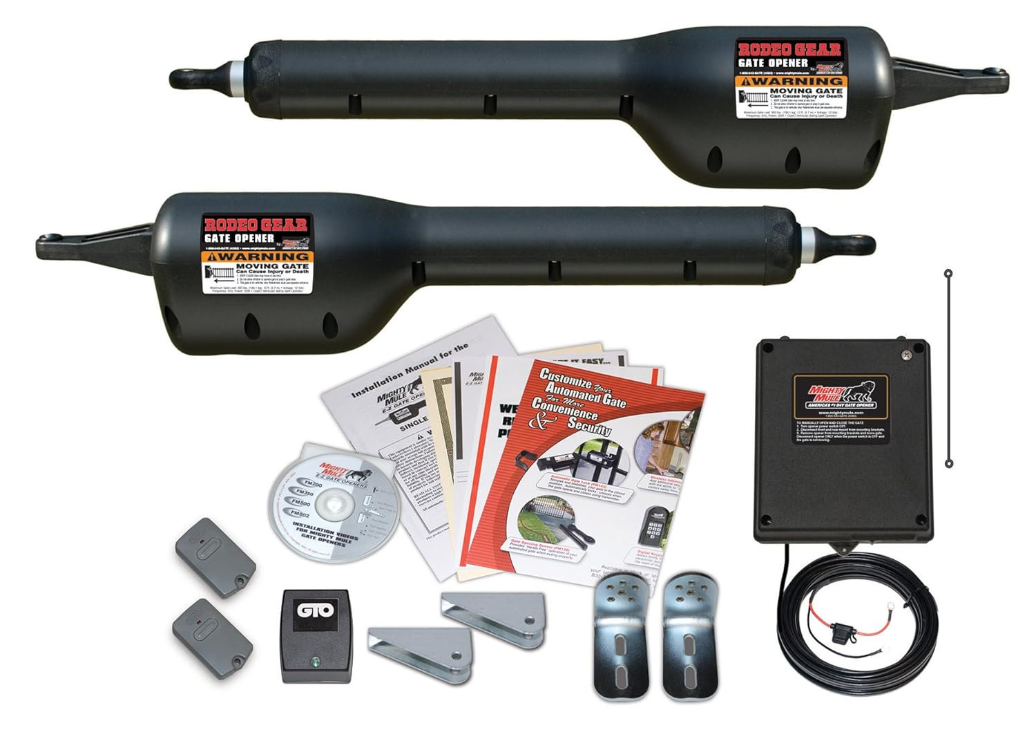 GTO RG-MDD Dual Swing Gate Opener Kit