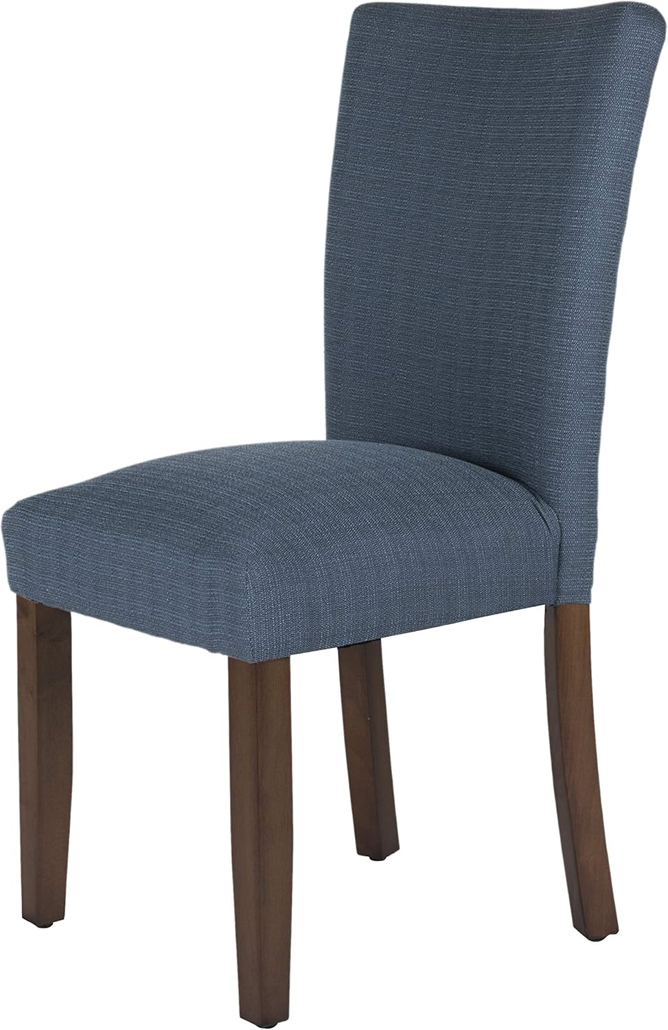 HomePop Classic Parsons Dining Chair, Blue Fabric