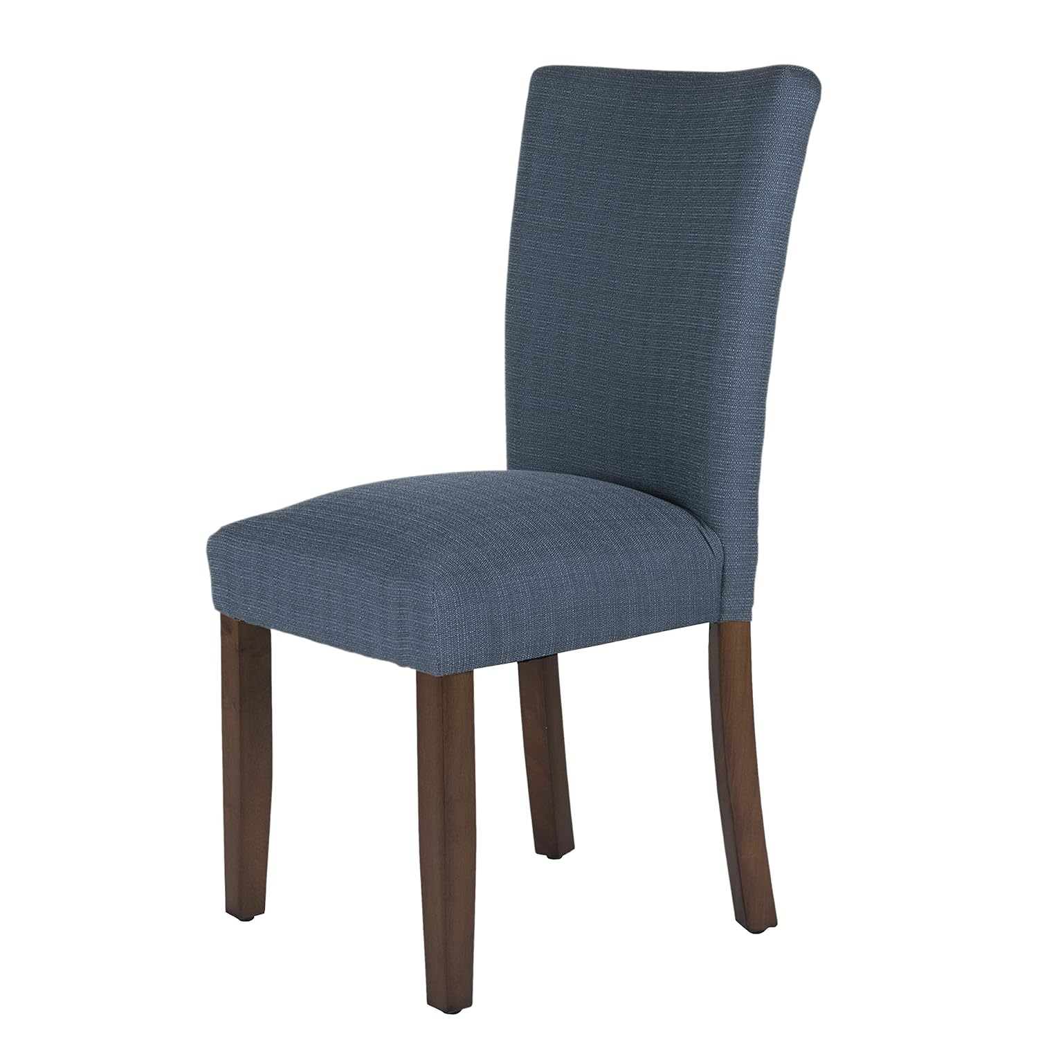 HomePop Classic Parsons Dining Chair, Blue Fabric