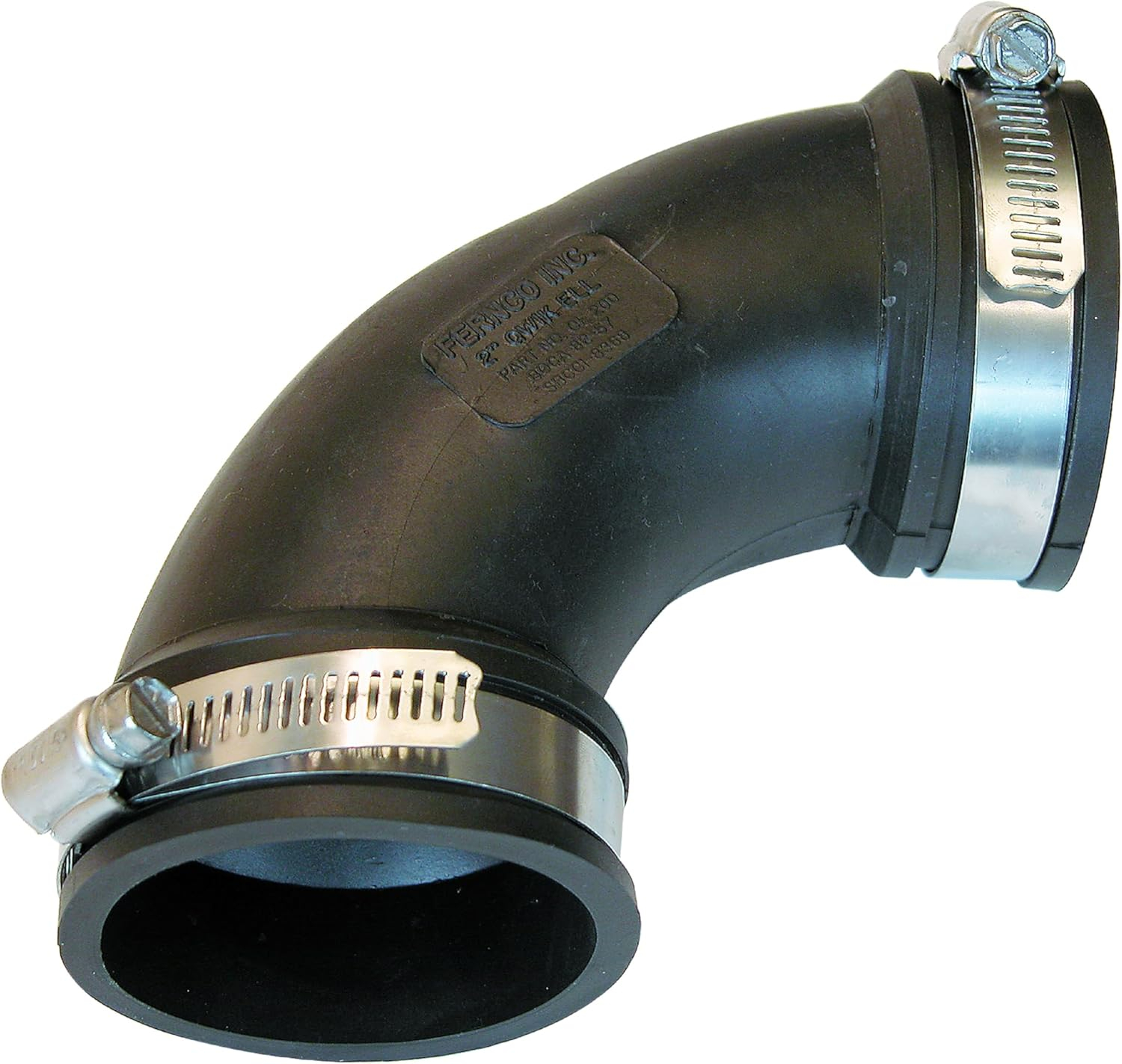 Fernco Schedule 40 2 in. Hub x 2 in. Dia. Hub PVC Elbow