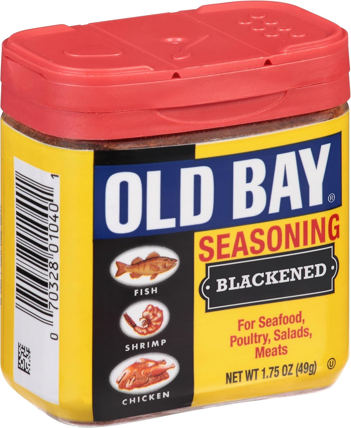 OLD BAY Kosher Blackened Seasoning, 1.75 oz Can