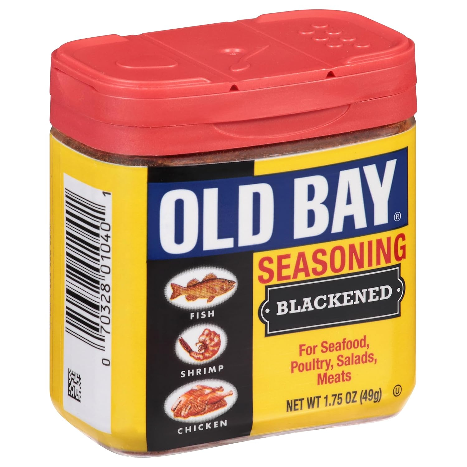 OLD BAY Kosher Blackened Seasoning, 1.75 oz Can