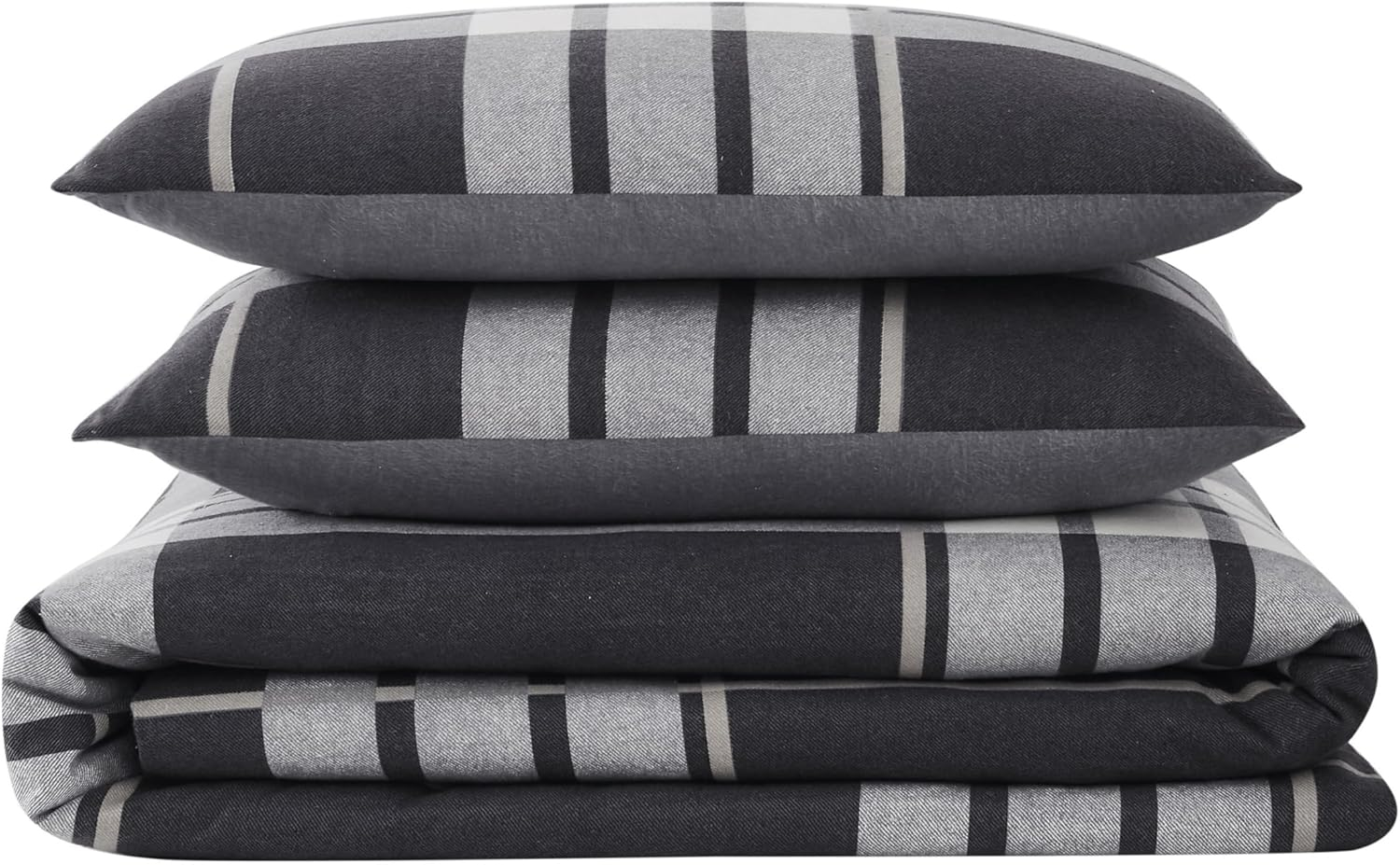 TRULY SOFT Milo Plaid King 3-Piece Flannel Comforter Set