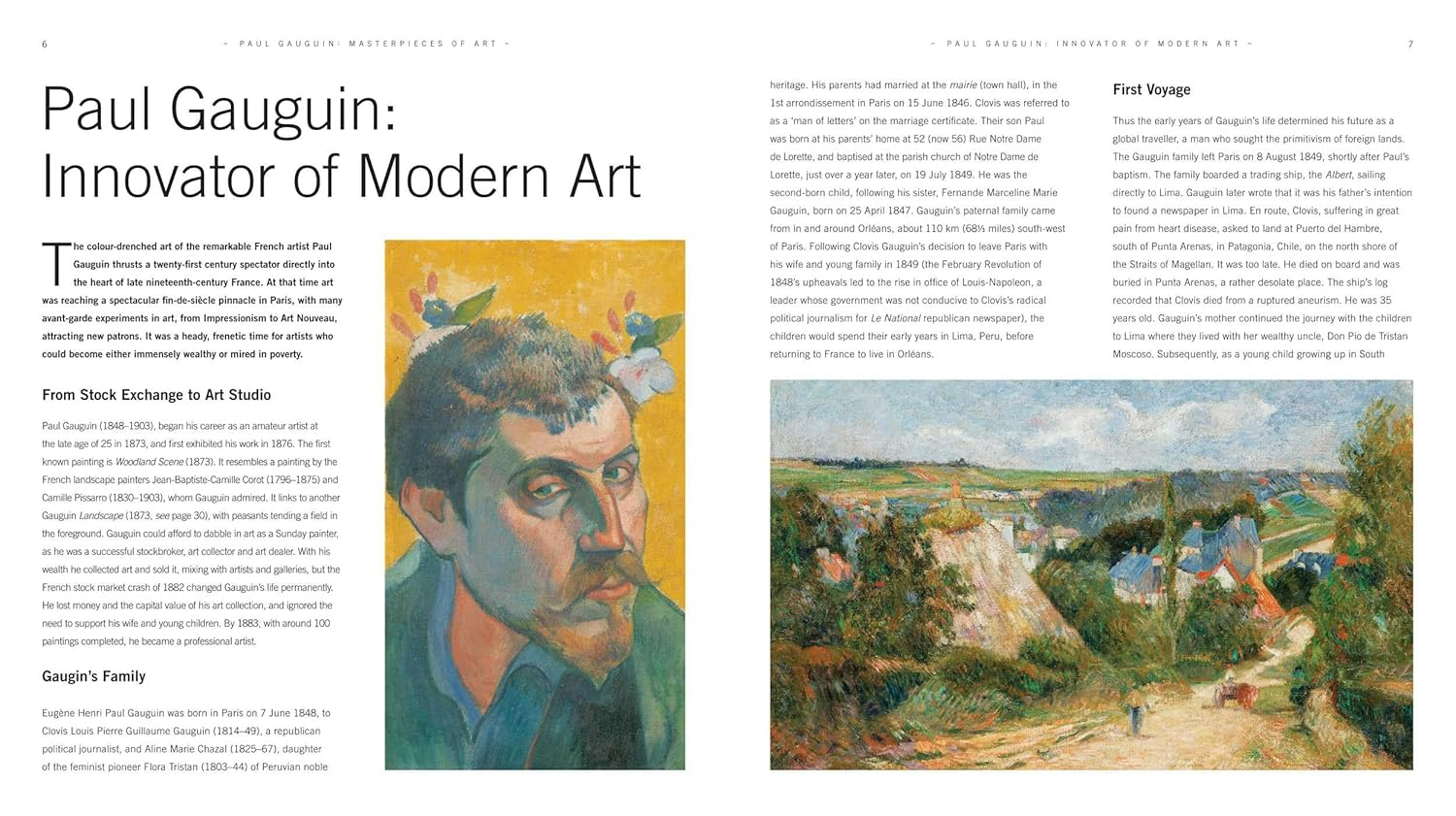 Paul Gauguin Masterpieces of Art Hardcover Book