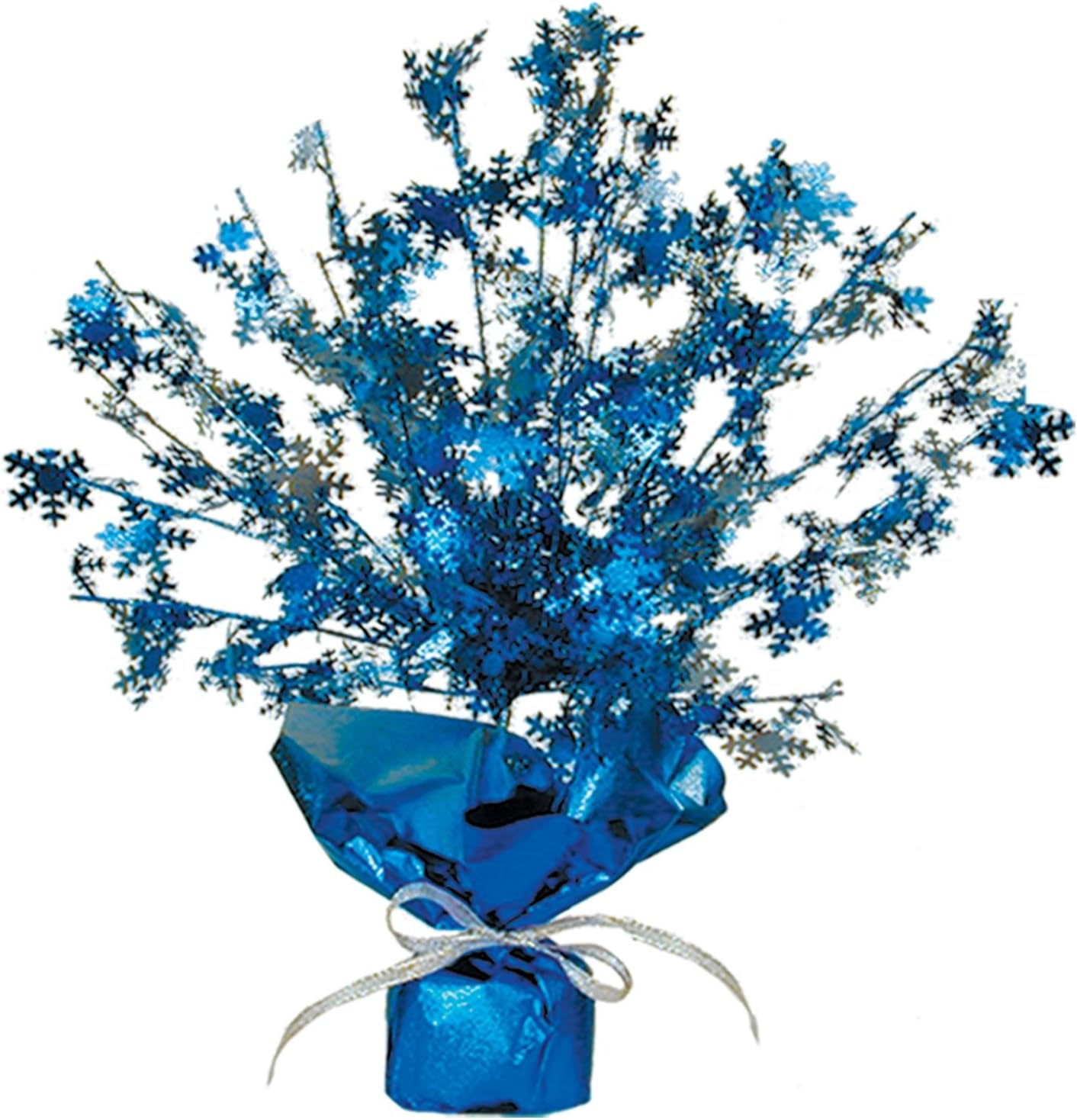 Beistle Snowflake Gleam 'N Burst Centerpiece, 15", (2/Pkg) Multicolored