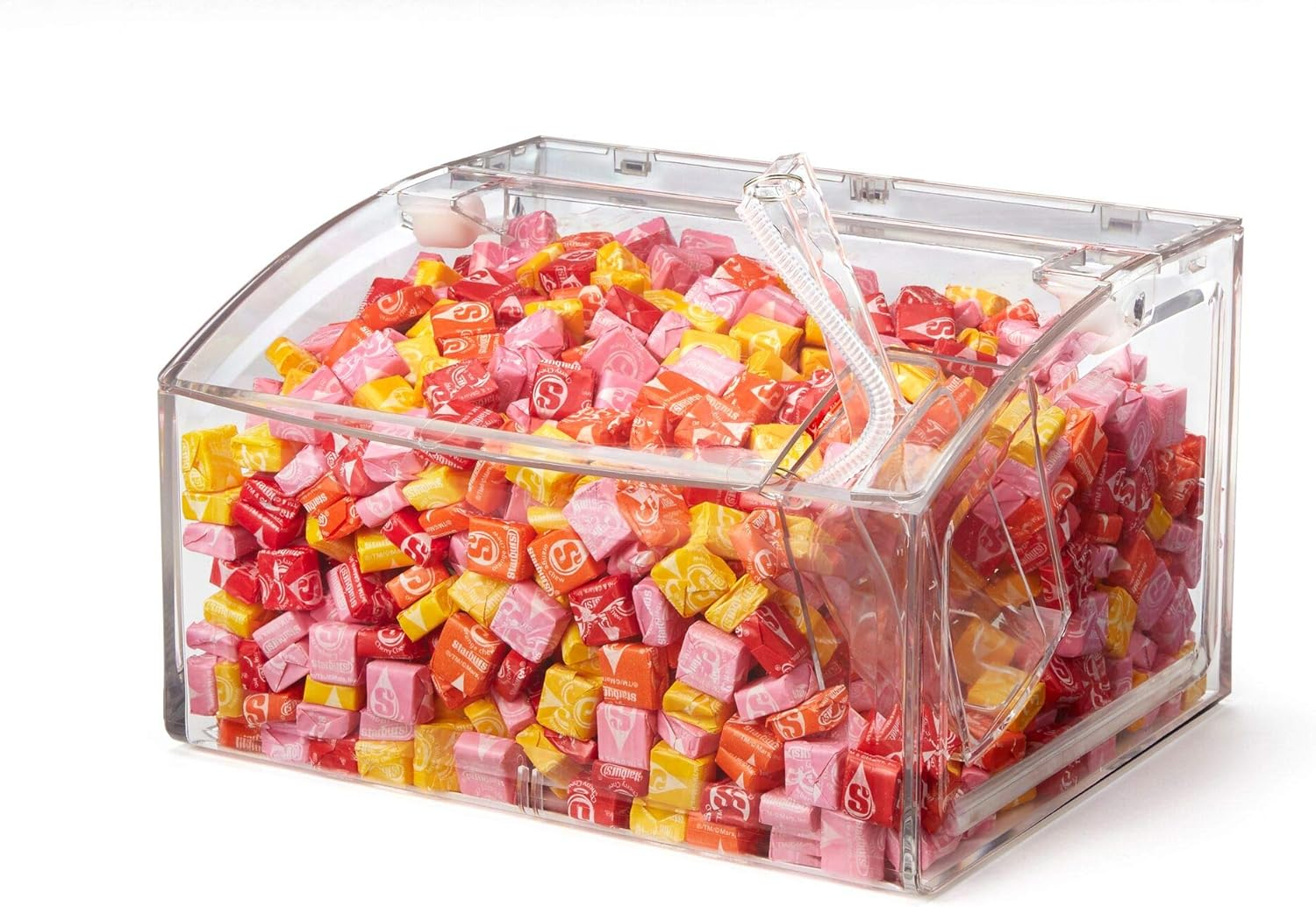 2.1 gal Clear Scoop Bin with Scoop