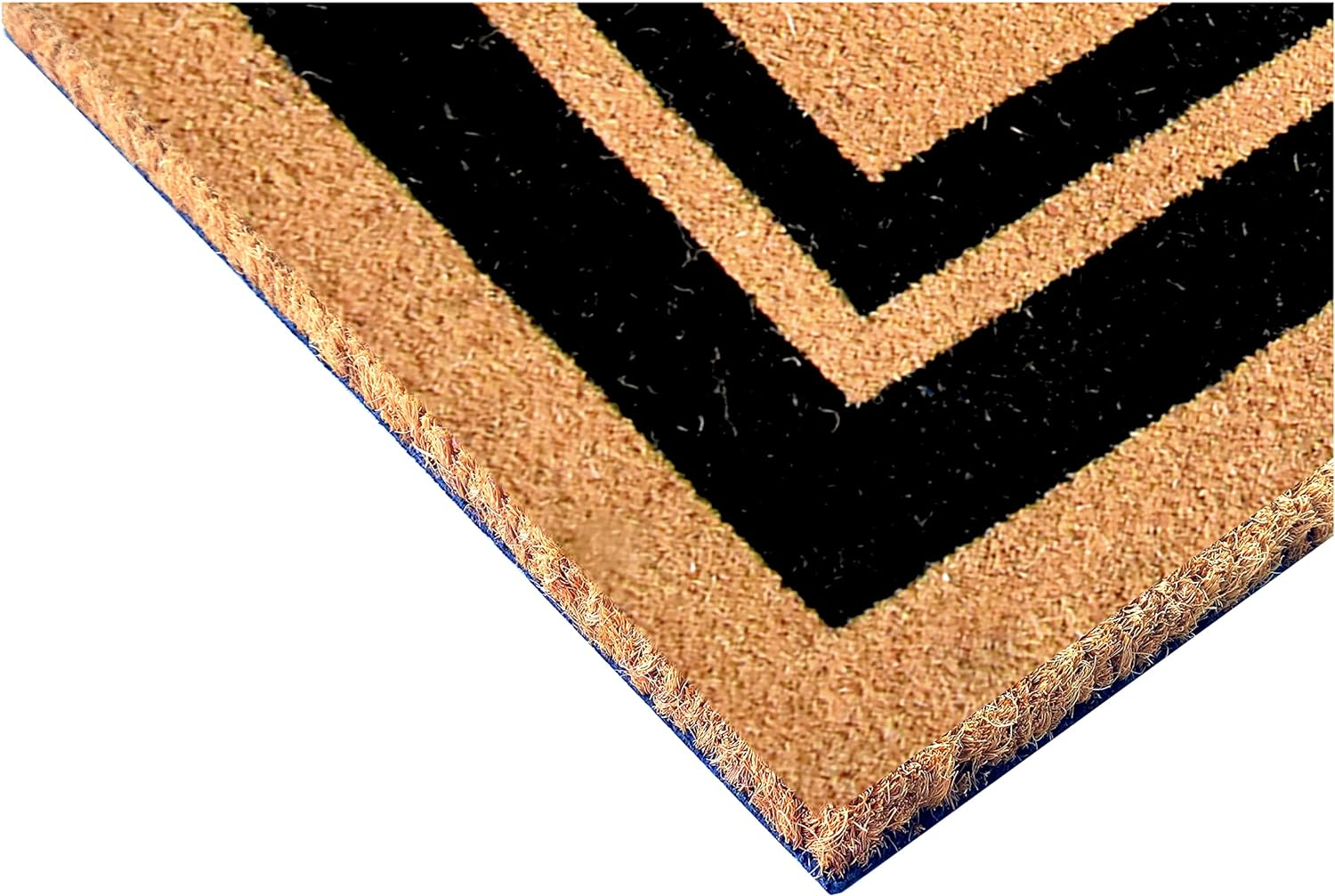 Calloway Mills Black Border 24" x 36" Monogram Outdoor Doormat (Letter A)