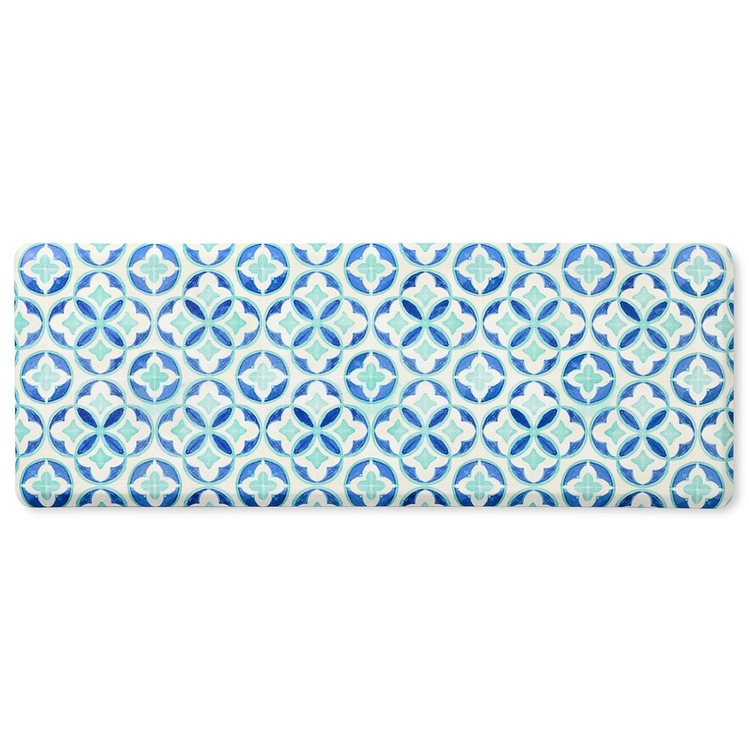 Fiesta FIESTA Postiano Tiles Geo Textured Anti-Fatigue Comfort Non-Slip Kitchen Runner Mat