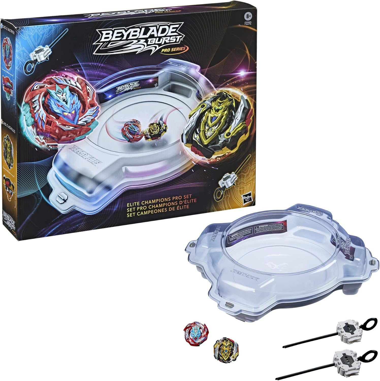 Beyblade Burst Pro Series Elite Champions Pro Battling Top Set Kids Toy for Boys and Girls