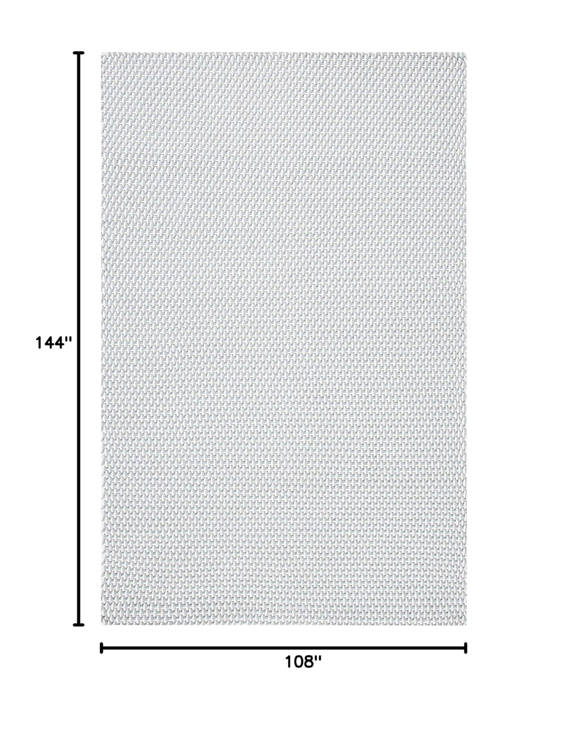 Handmade Gray Cotton Basket Weave 9' x 12' Area Rug