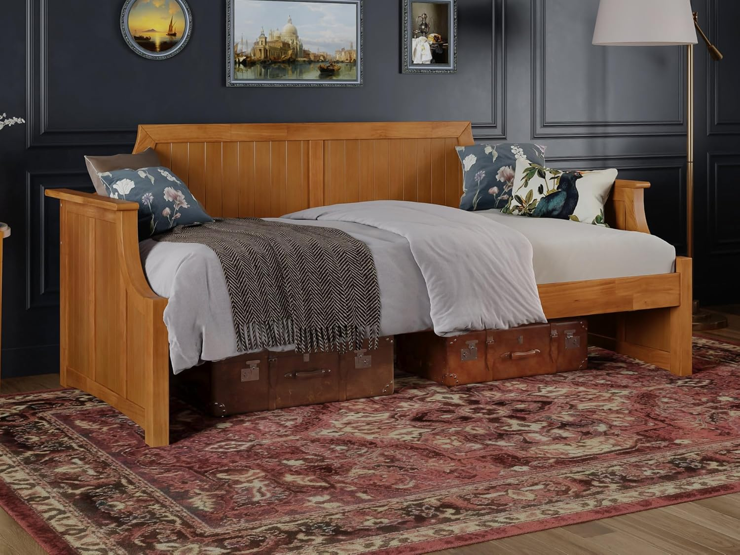 AFI Cambridge Twin Wood Daybed in Grey