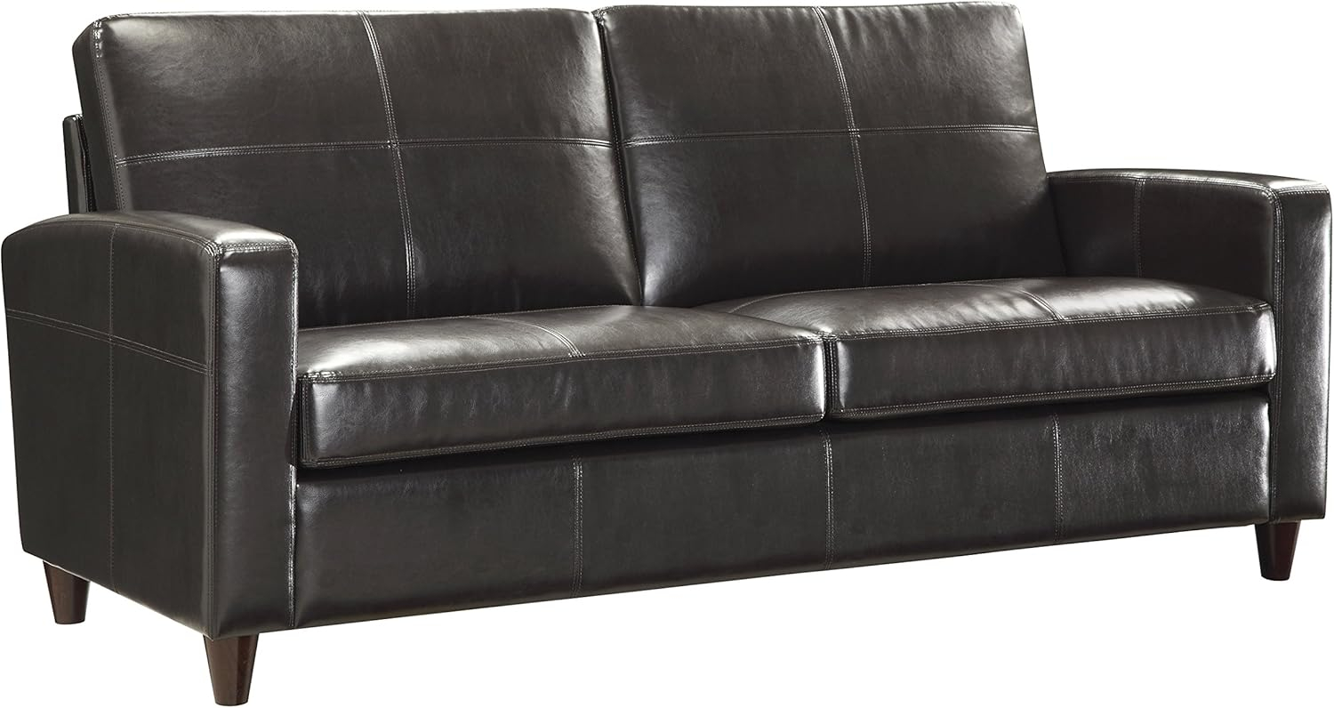 OSP Furniture Office Star SL2812-EC1 Lounge Bonded Leather Loveseat, Espresso