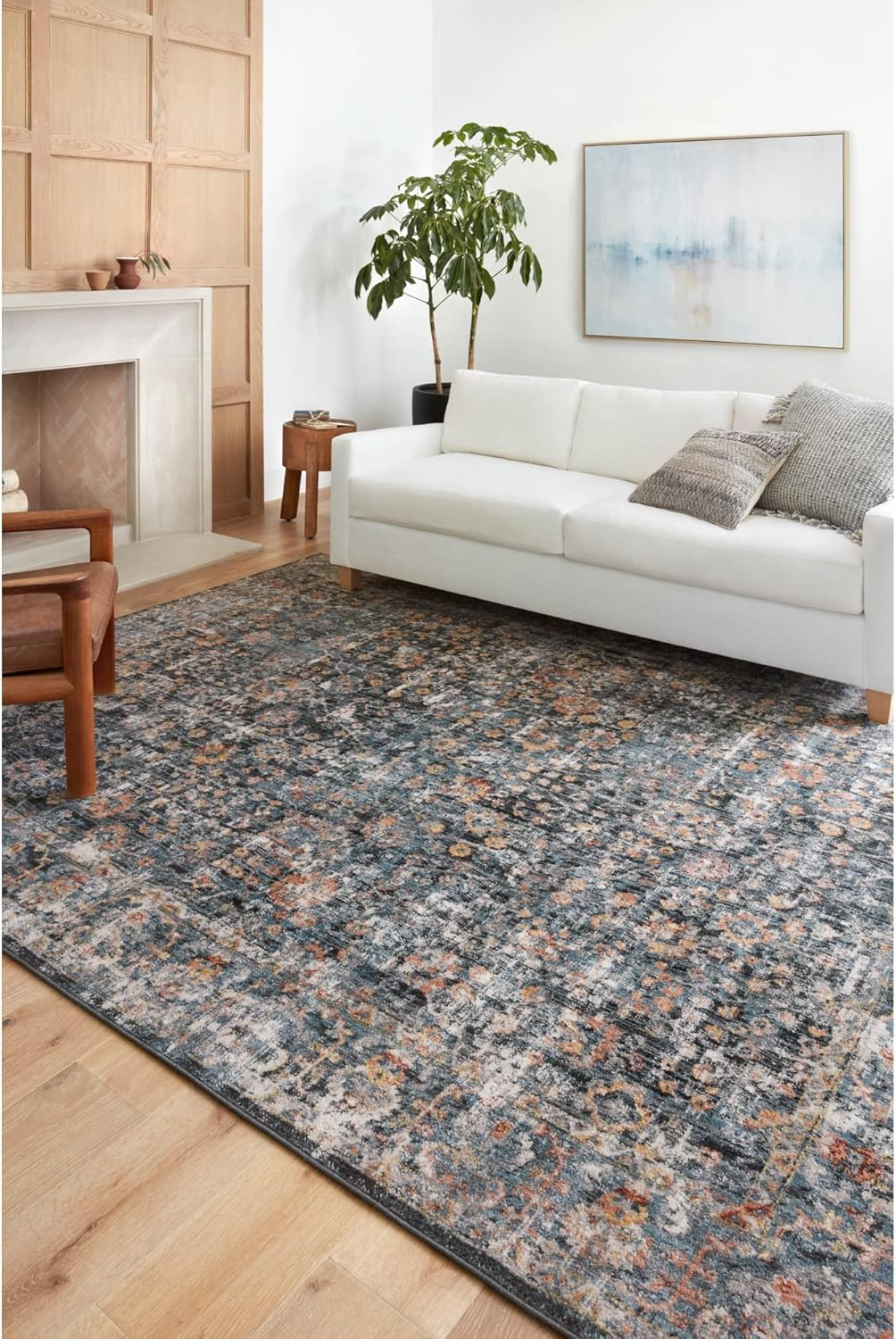 Loloi II Cassandra Collection CSN-05 Blue/Multi 3'-9" x 5'-9" Accent Rug