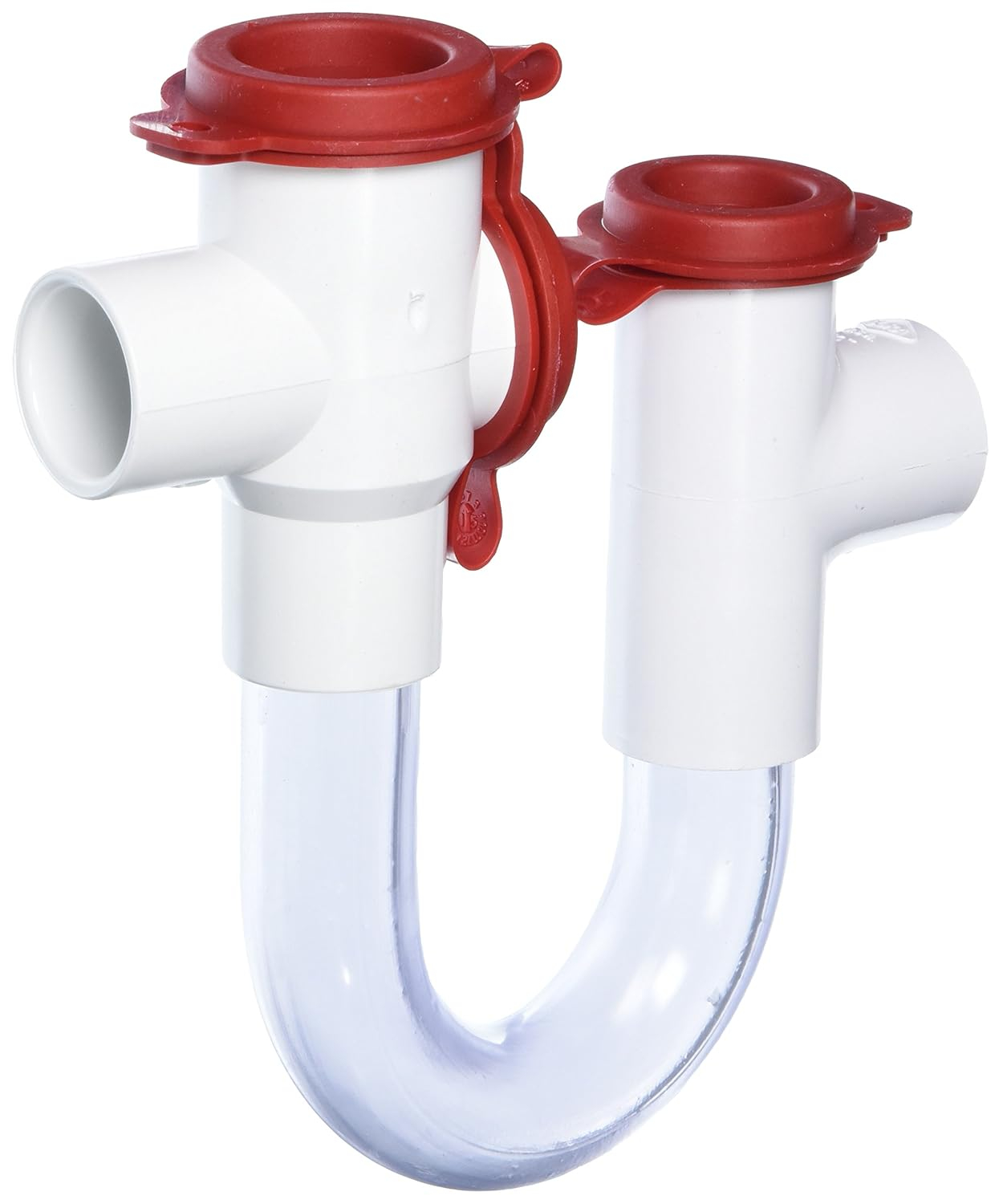 White and Red 3/4-Inch Condensate EZ Trap Kit