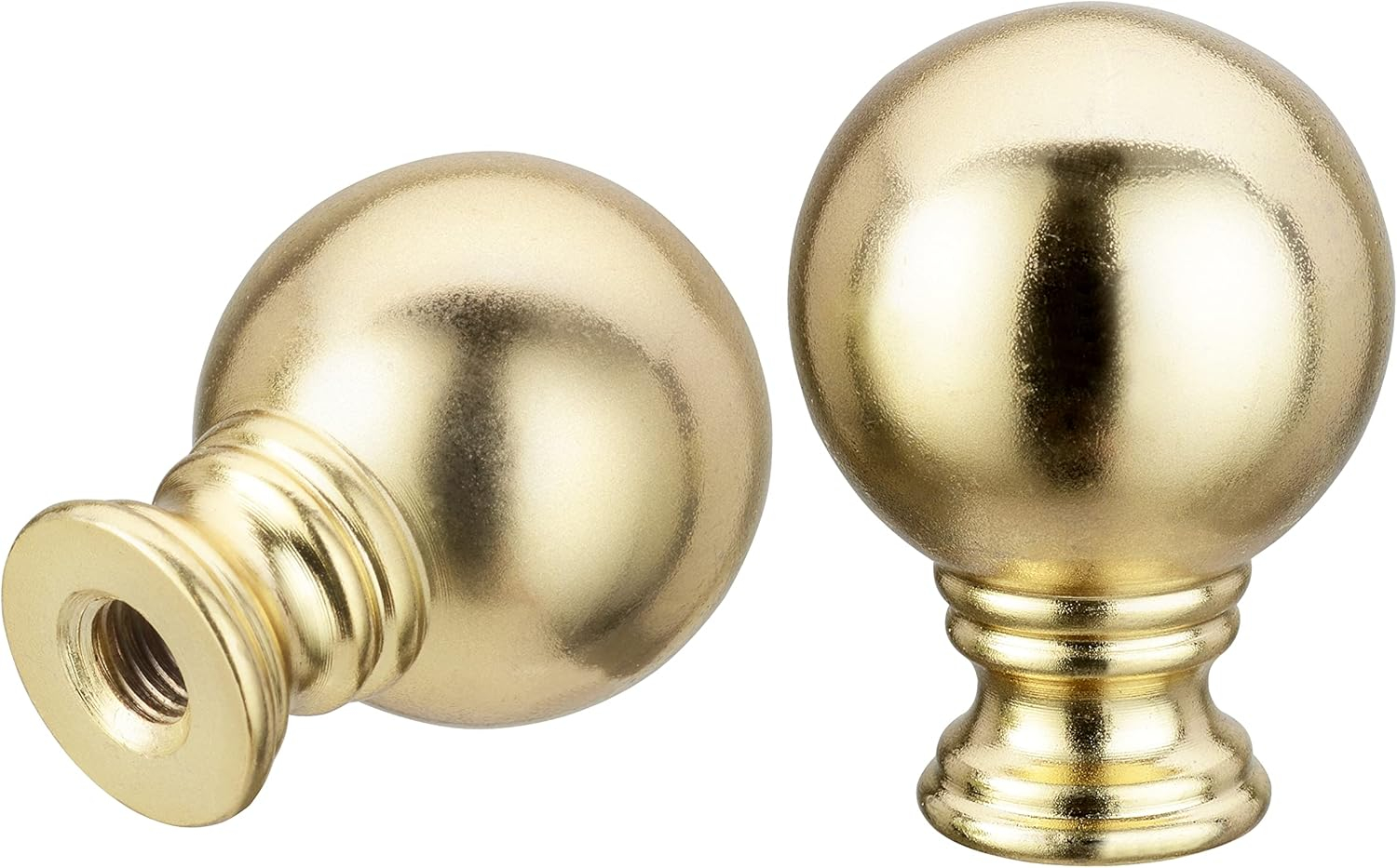 Aspen Creative 24041-12 Finial Lighting & Lamp Accessory, Brass Finish