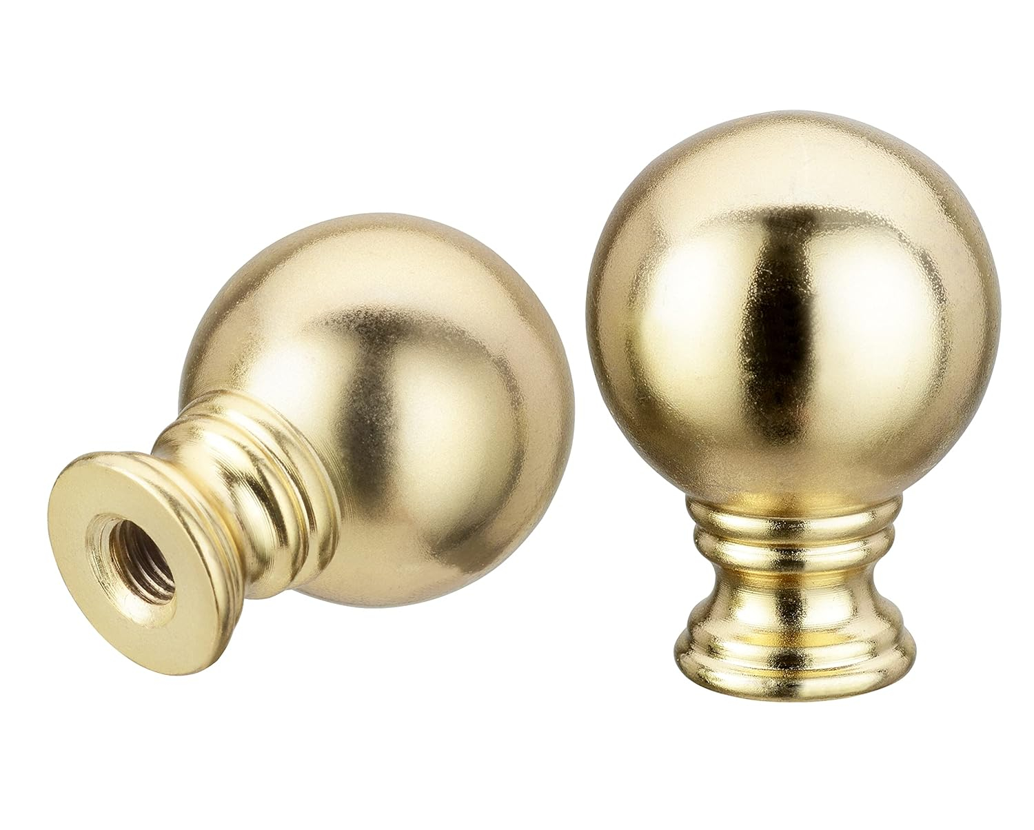 Aspen Creative 24041-12 Finial Lighting & Lamp Accessory, Brass Finish