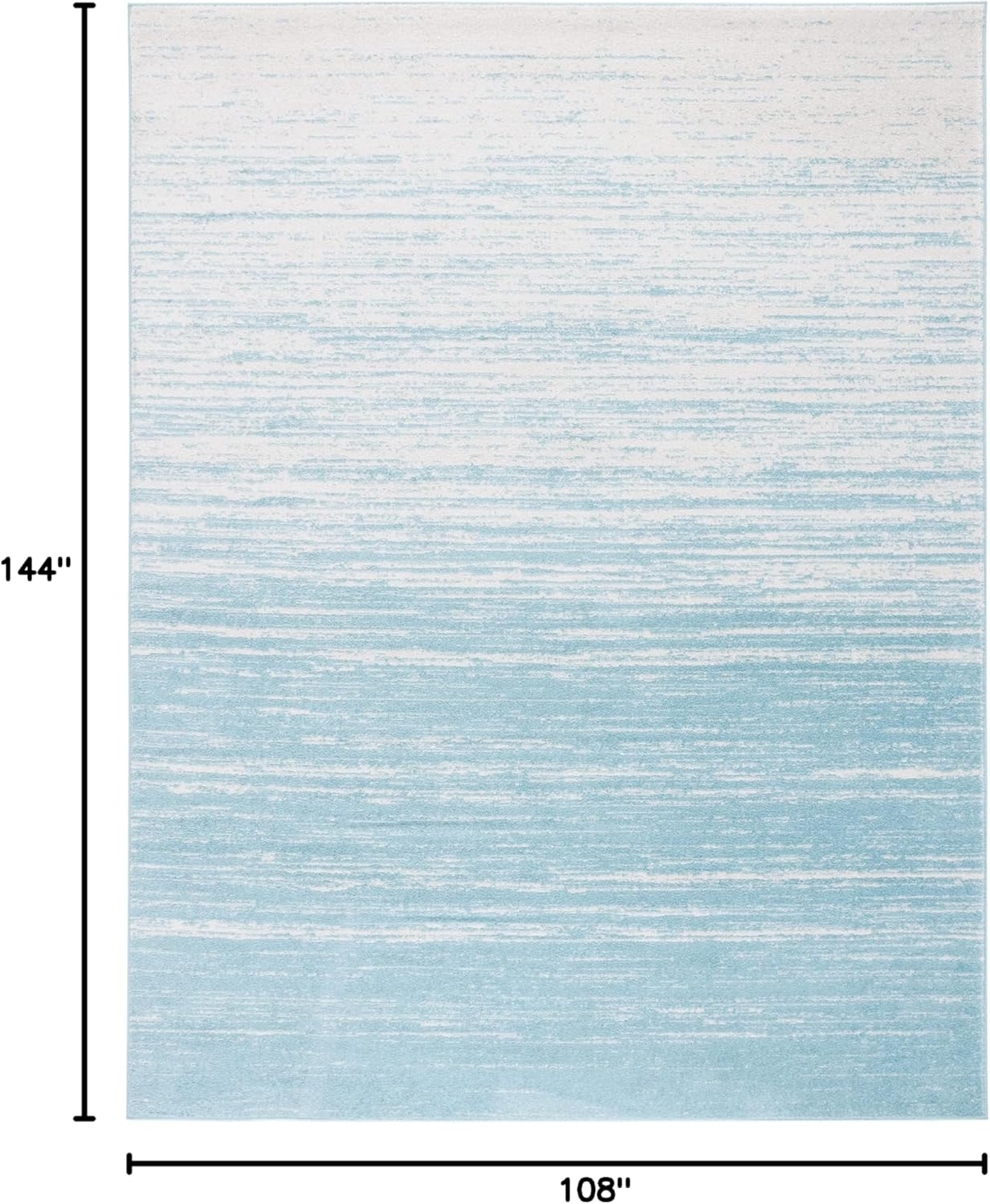 SAFAVIEH Adirondack Esmond Abstract Area Rug, Aqua/Ivory, 9' x 12'
