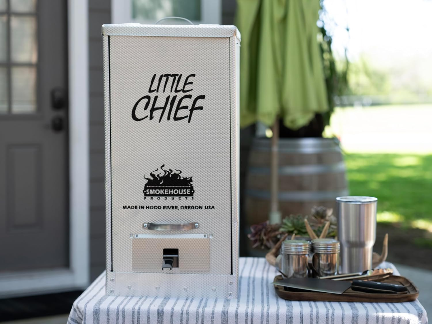 Smokehouse Little Chief Electric Grill and Smoker Silver