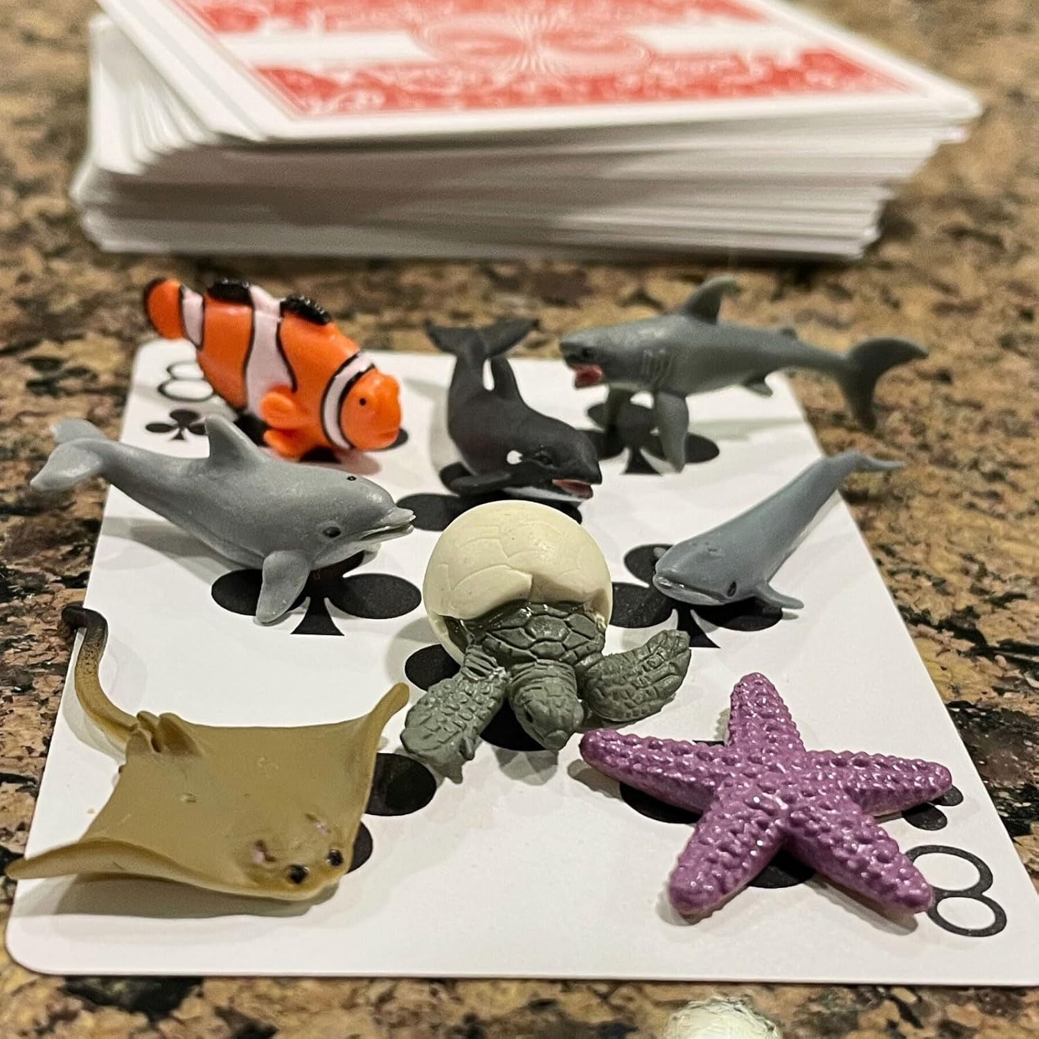 Safari Ltd. Ocean Fun Pack - Mini Figures of Sea Creatures - Educational Toy Set for Boys, Girls, and Kids Ages 5+