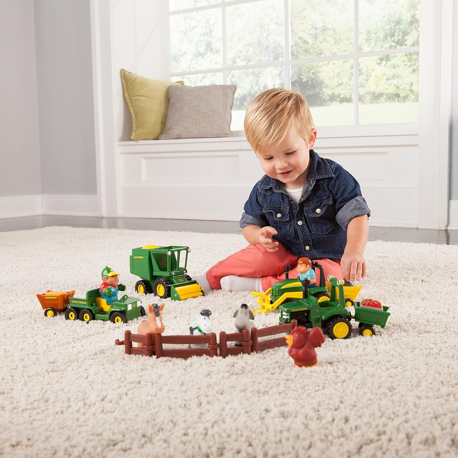 TOMY - John Deere, 4 Vehicle Value Set