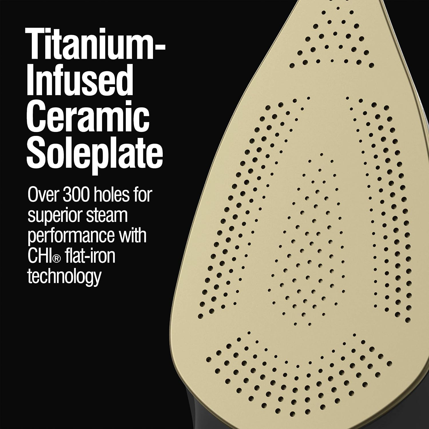 CHI 1700 Watt Max Titanium-Infused Ceramic Steam Iron