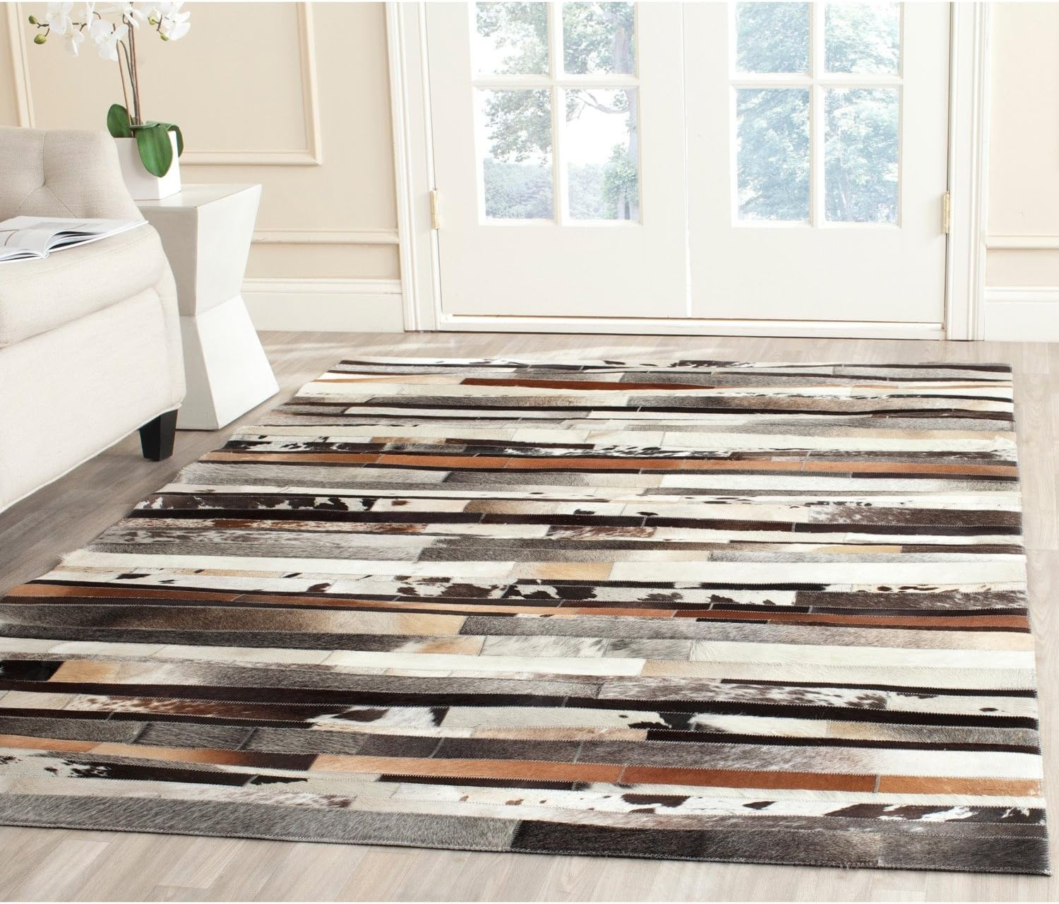 Safavieh Studio Leather Keegan Geometric Area Rug or Runner