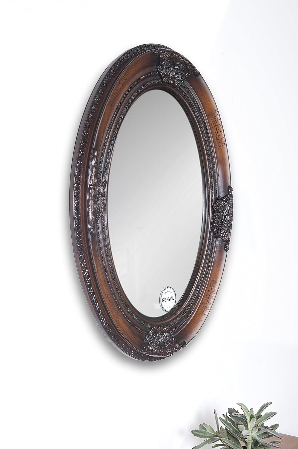 Renwil Cherry Chelseas Mirror in Cherry Wood
