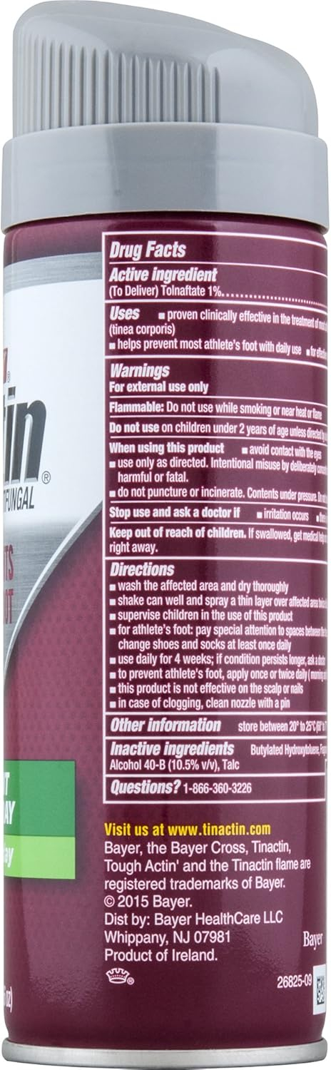 Tinactin Athlete's Foot Deodorant Powder Spray Pack