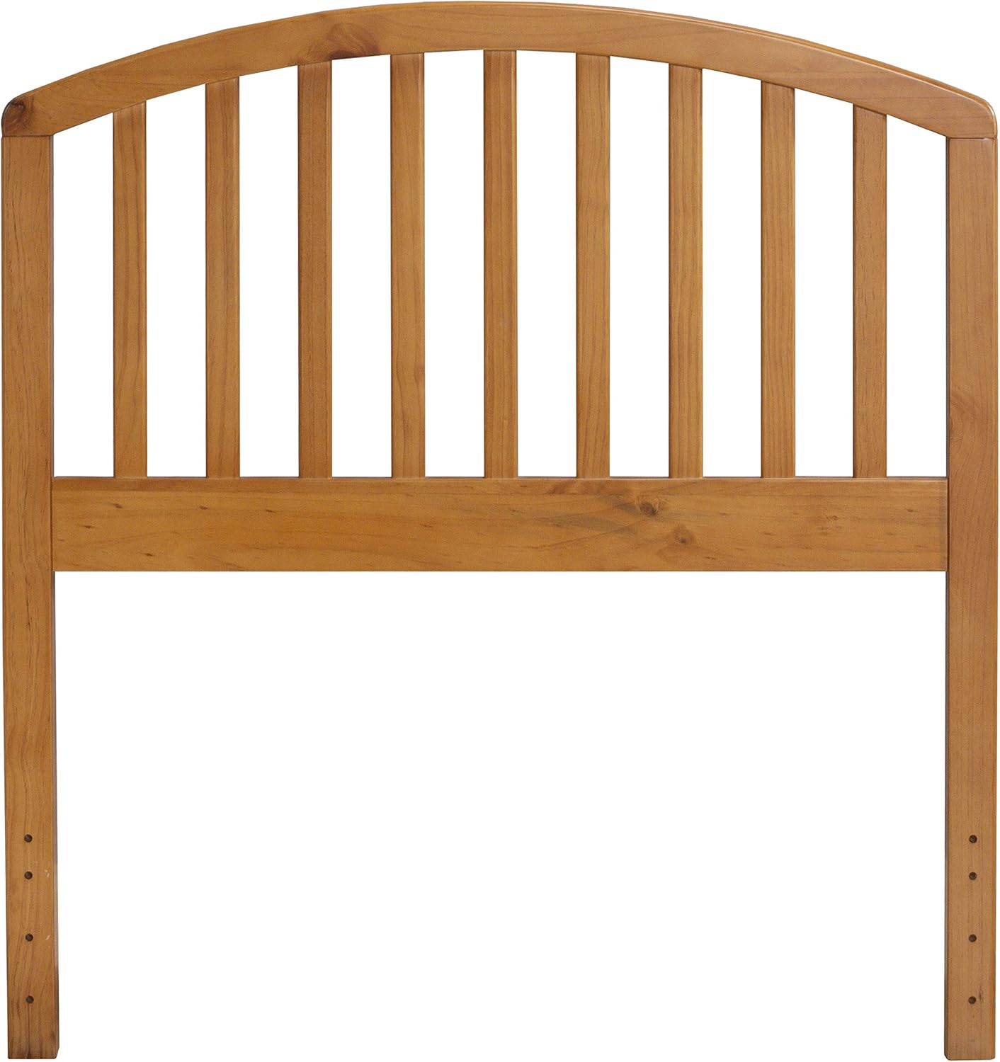 Carolina Country Pine Twin Headboard with Arched Top Rail