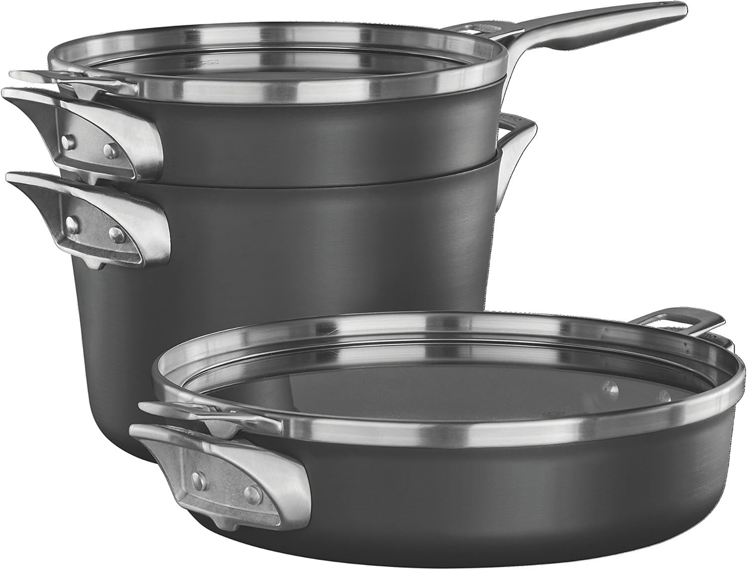 Calphalon Premier Space Saving Nonstick Supper Club Cookware Set