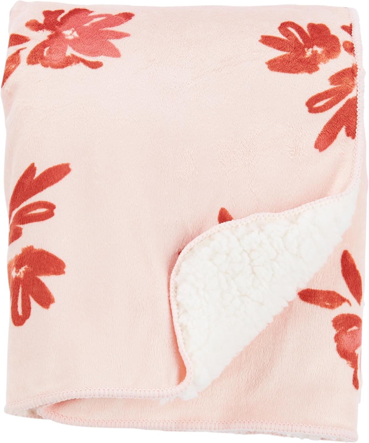 Baby Girl Carter's Floral Plush Blanket Color: Pink Floral Size: N/A