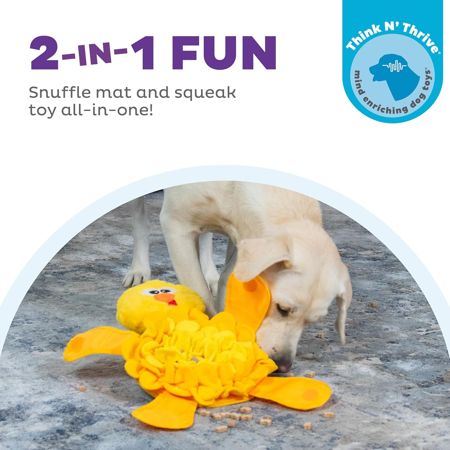 Kyjen 103804 Outward Hound Snuffle Palz Chicken Dog Toy - Large