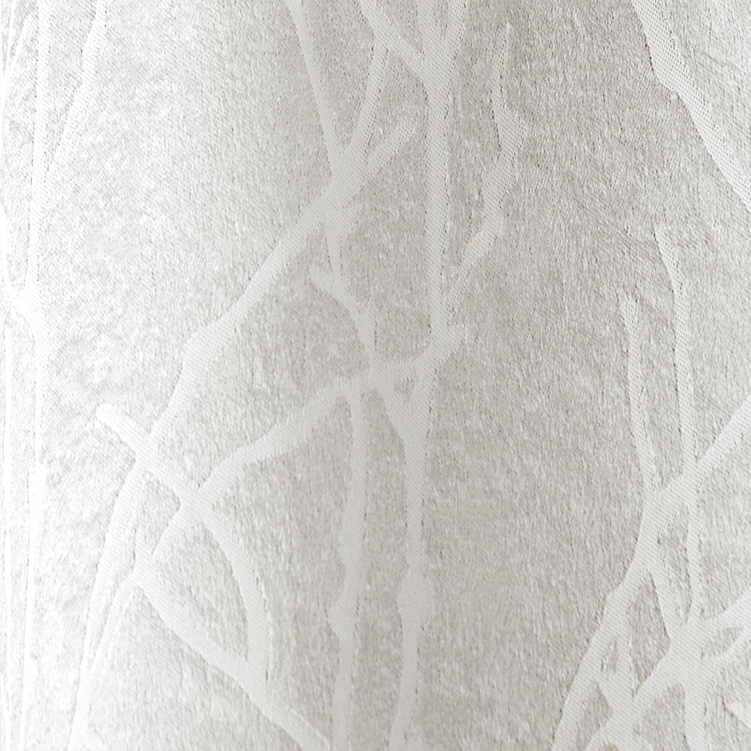Exclusive Home Twig Insulated Room Darkening Blackout Grommet Top Curtain Panel Pair, 54"x108", Vanilla