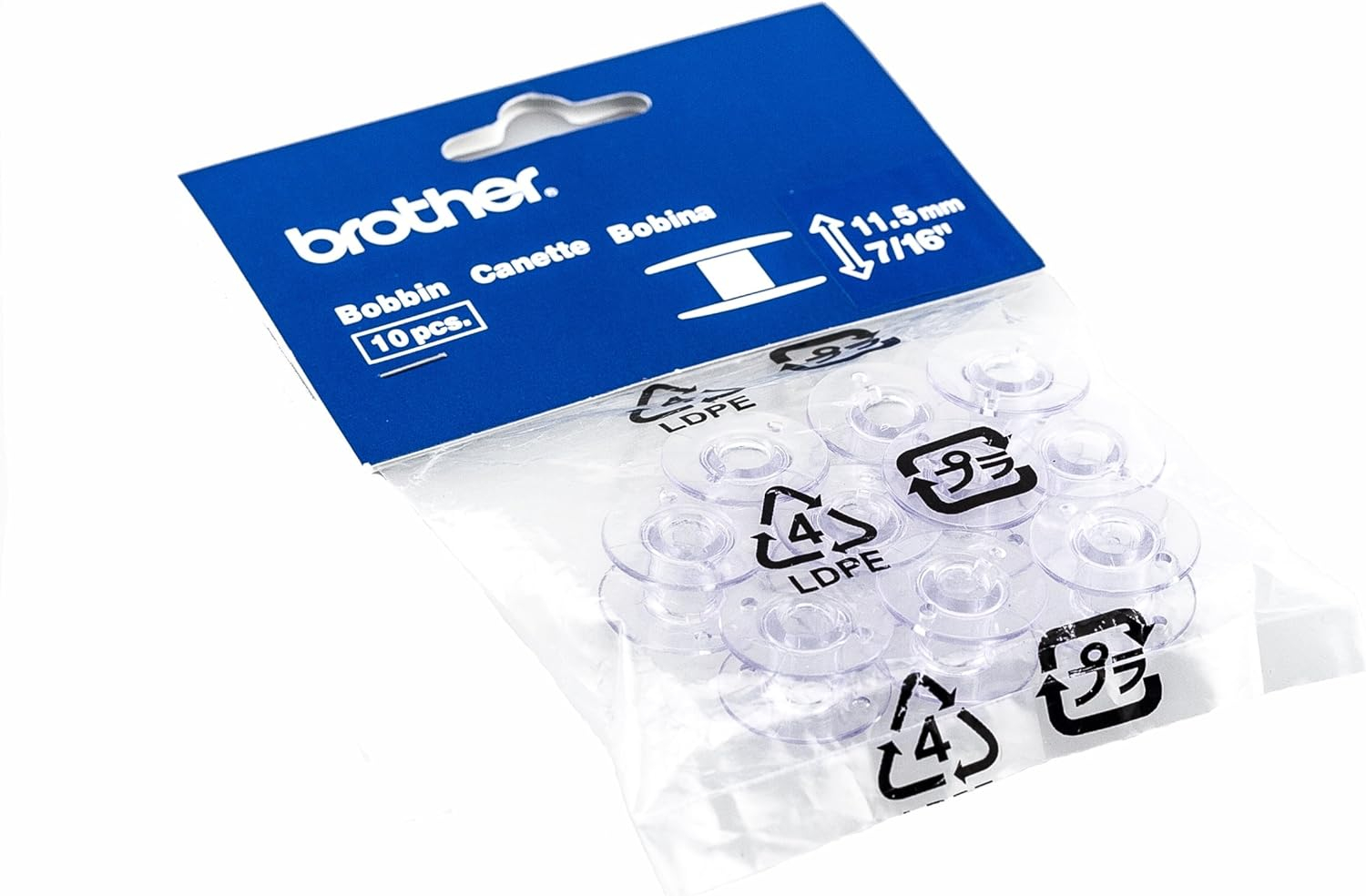 Style SA156 Sewing Machine Bobbins for Brother - 10 Pack