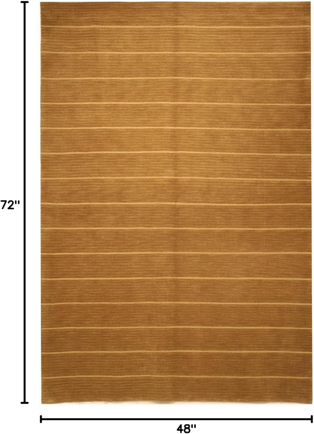 SAFAVIEH Tibetan Collection 4' x 6' Beige TB213A Hand-Knotted Modern Premium Silk & Wool Area Rug