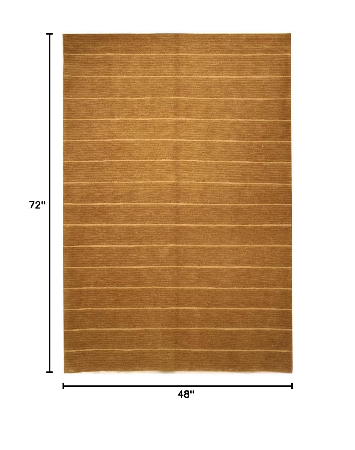 SAFAVIEH Tibetan Collection 4' x 6' Beige TB213A Hand-Knotted Modern Premium Silk & Wool Area Rug