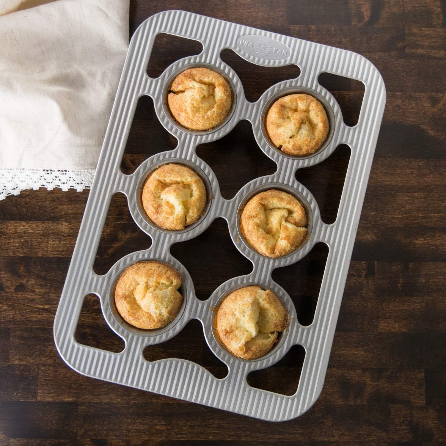 Nonstick Aluminized Steel 6-Well Popover Pan