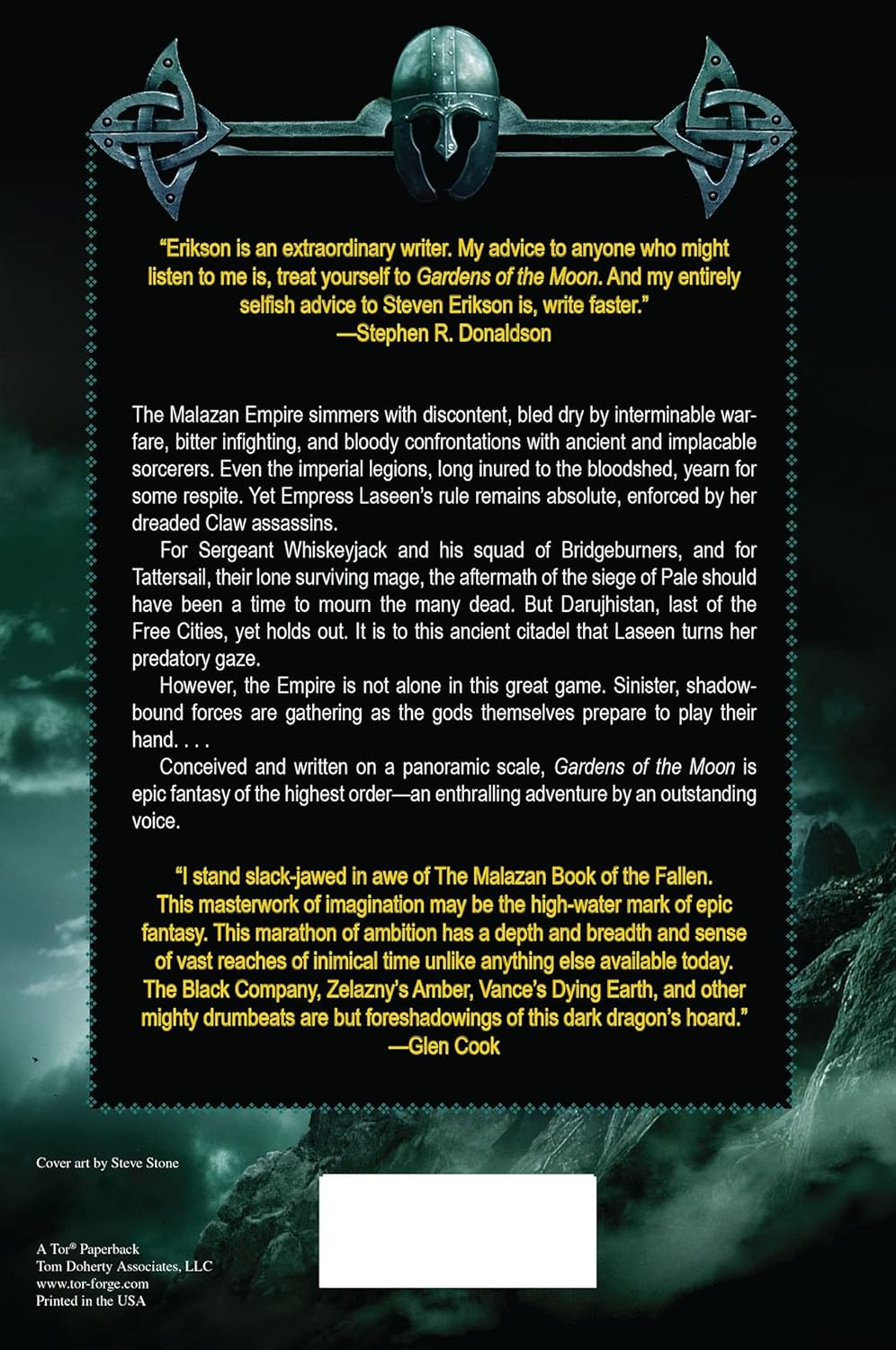 Gardens of the Moon - (Malazan Book of the Fallen) by  Steven Erikson (Paperback)