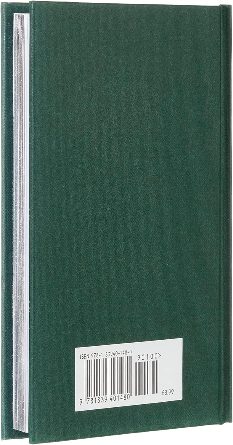 Capricorn Green Hardcover Astrology Guide with Silver Embossing