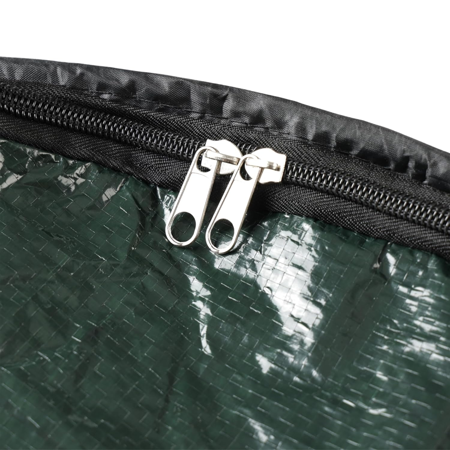 Wakeman 29.5-Gallon Pop Up Outdoor Garbage Can - Collapsible Trash Can for Parties, Yard Waste, Laundry, or Camping Accessories - Green