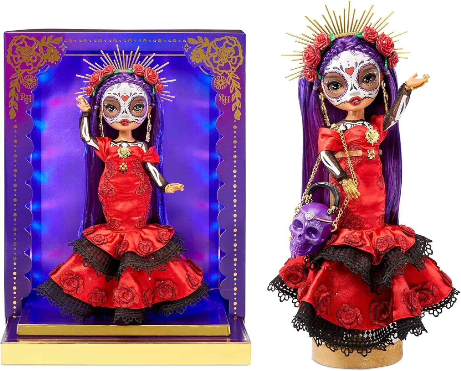 Rainbow High 2022 Celebration Edition Maria Garcia Día De Los Muertos Collector Fashion Doll, Ages 4 & up