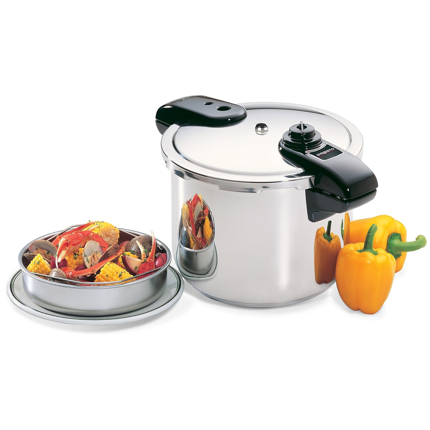 PRESTO 8 qt Stainless Steel Stovetop Quart Pressure Cooker