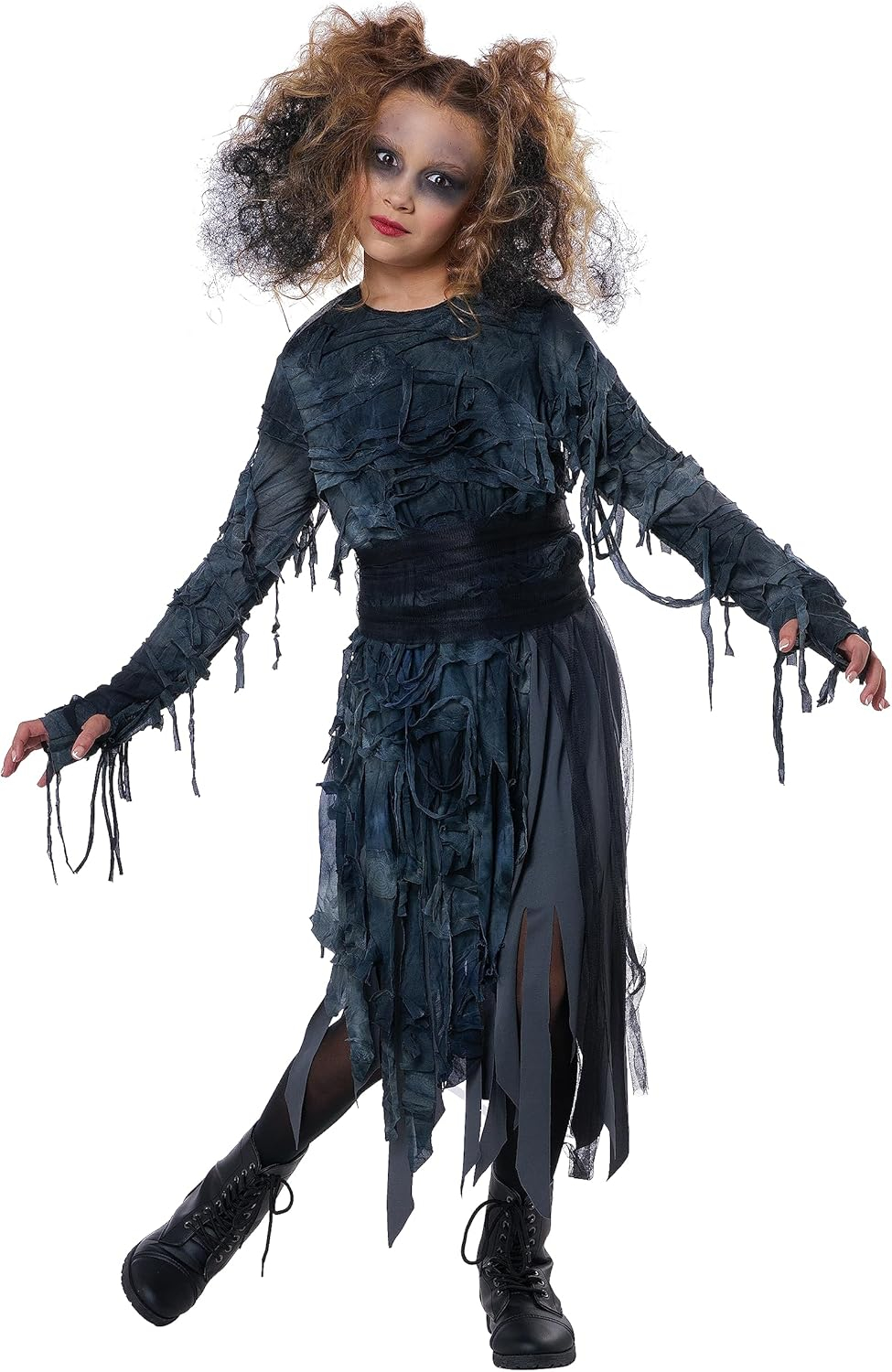 california costumes zombie girl child costume, x-large
