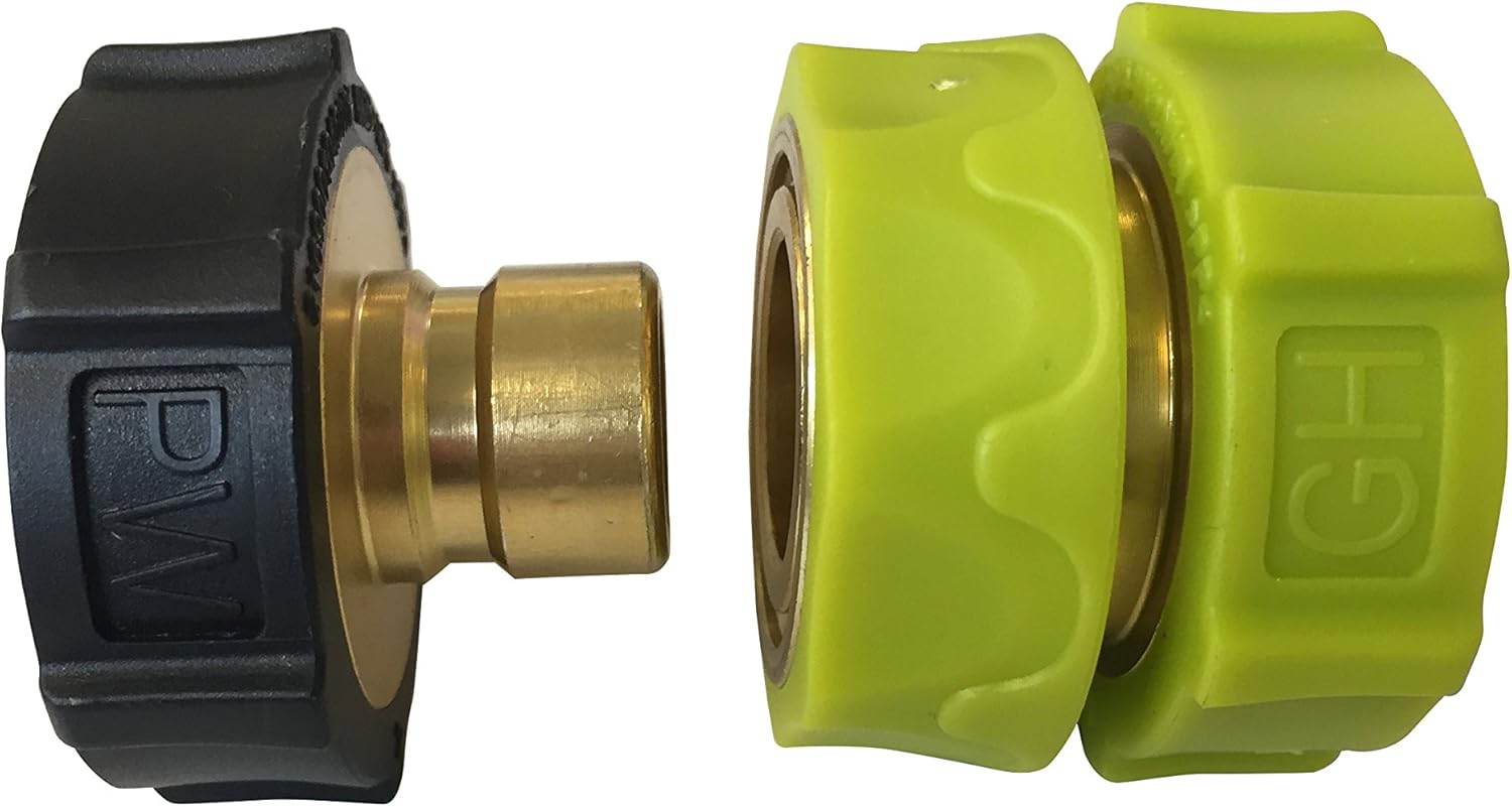 Sun Joe Universal Brass/Aluminum Garden Hose Quick-Connect Kit for SPX Series Pressure Washers