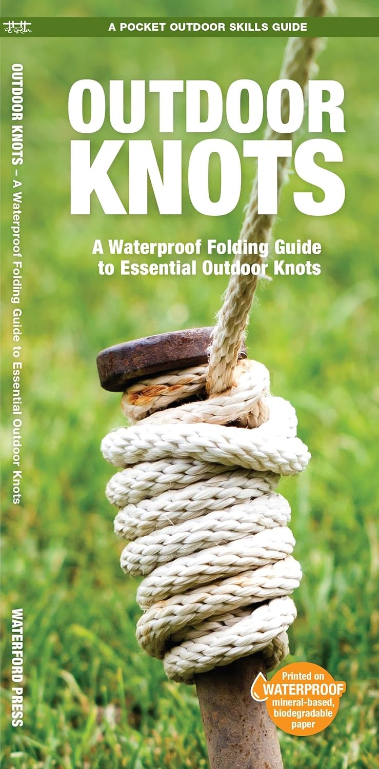 Outdoor Knots Waterproof Folding Guide for Essential Skills