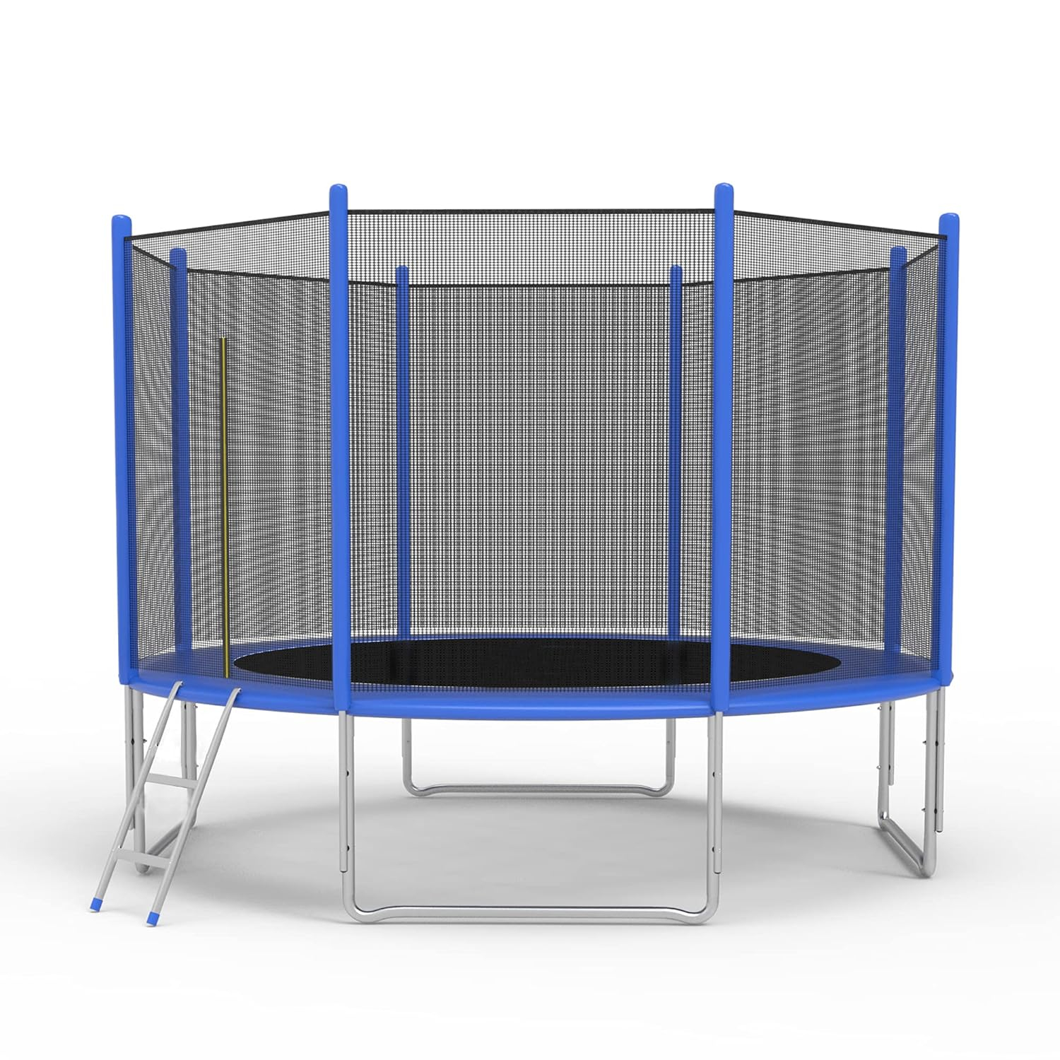 Karmas Product 10' Trampoline with Safety Enclosure Net and Spring Pad