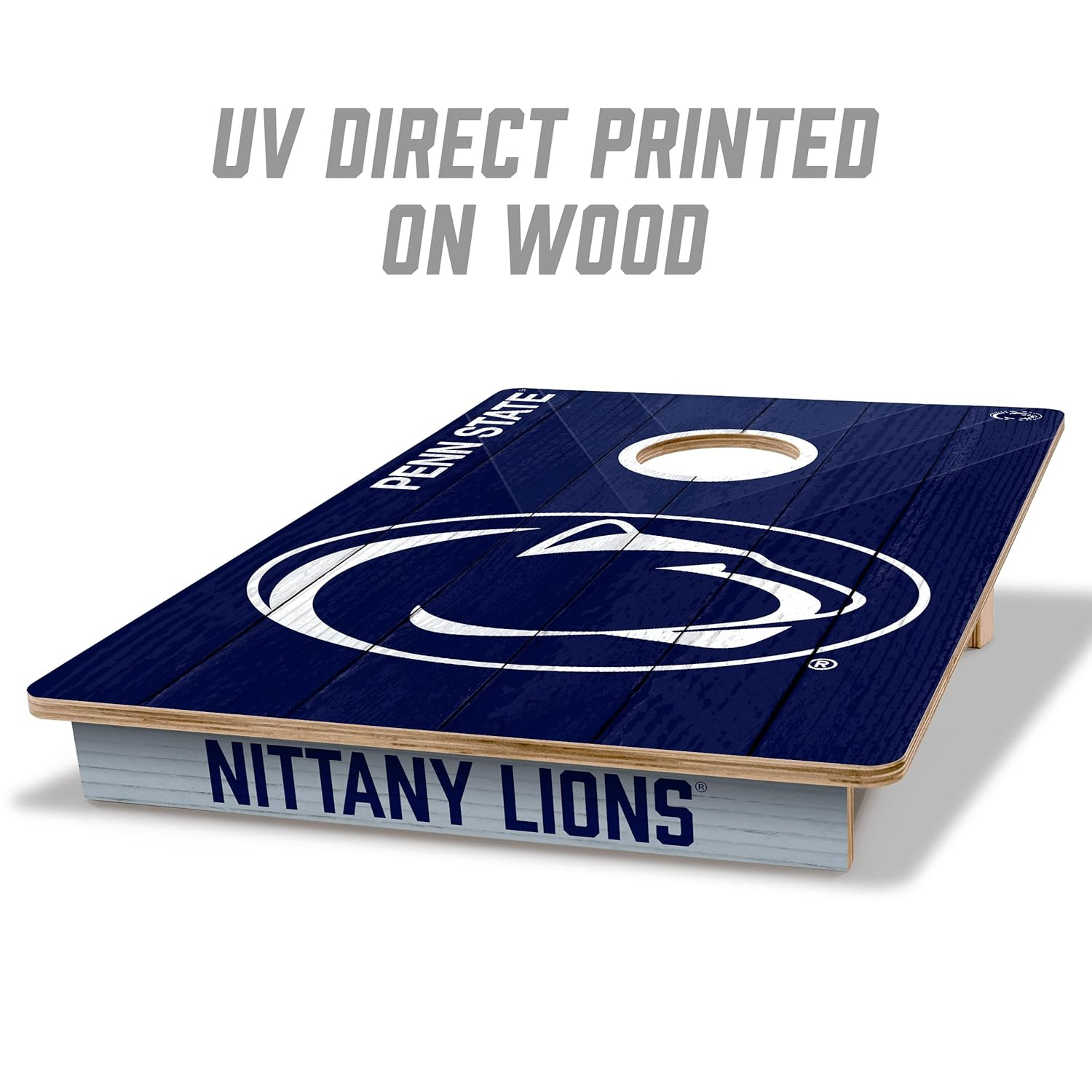 YouTheFan NCAA 2’ x 3’ Wood Cornhole Game with Logo Bags
