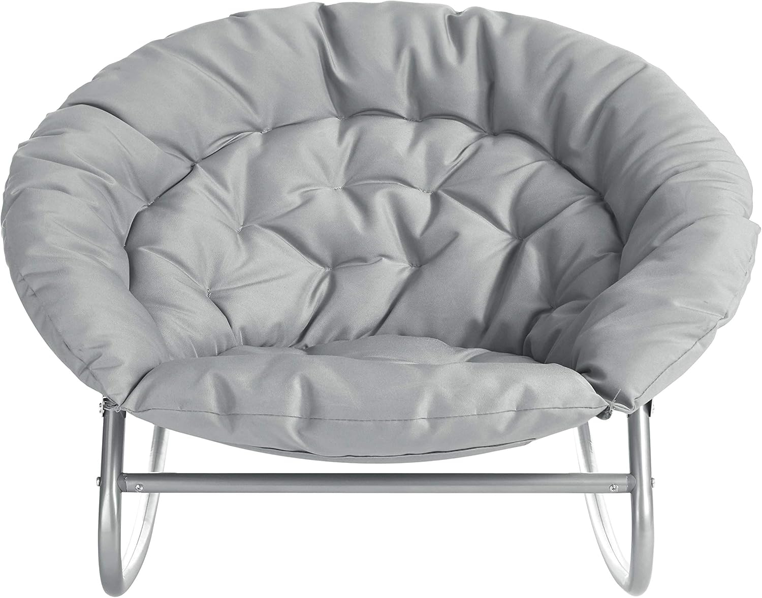Urban Lifestyle Rocking Saucer Chair, Grey